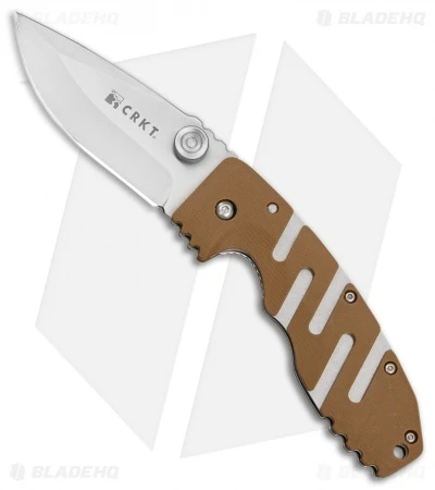 CRKT Ryan Seven Liner Lock Knife Tan (3.5" Satin) 6803D 1 CRKT Ryan Seven Liner Lock Knife Tan (3.5" Satin) 6803D