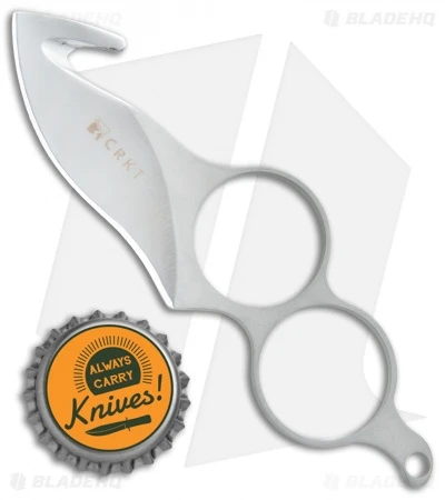 CRKT A.G. Ringer Guthook Fixed Blade Neck Knife (2.375" Satin) 2250 4 CRKT A.G. Ringer Guthook Fixed Blade Neck Knife (2.375" Satin) 2250 - Image 4