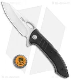 CRKT Avant-Tac Liner Lock Knife Black G-10 (3.625" Satin) 5820 -CRKT Knives Store CRKT Avant Tac LL Black G 10 Satin 5820 BHQ 103939 jr bottlecap
