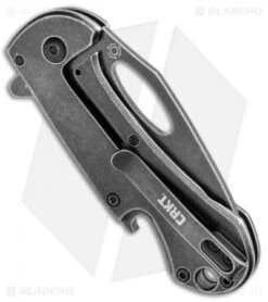CRKT Bev-Edge Flipper Knife W/ Bottle Opener Black (2.5" Black Stonewash) 4635 -CRKT Knives Store CRKT Bev Edge Flipper Bottle Opener Black SW 4635 BHQ 92320 jr side