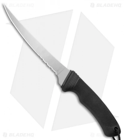 CRKT Big Eddy Fixed Blade Fillet Knife (6.75" Serr) 3008N 1 CRKT Big Eddy Fixed Blade Fillet Knife (6.75" Serr) 3008N