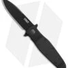 CRKT Bombastic Frame Lock Knife Black GFN (3.3" Black) K345KKSP