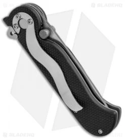 CRKT Bud Nealy Pesh-Kabz Liner Lock Knife Black (3" Satin) 6663 -CRKT Knives Store CRKT Bud Nealy Pesh Kabz LL Black Satin 6663 BHQ 87730 jr side