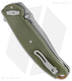 CRKT Burnley Butte Deadbolt Lock Assisted Flipper Knife Green G-10 (3.3" SW) 6 CRKT Burnley Butte Deadbolt Lock Assisted Flipper Knife Green G-10 (3.3" SW) -CRKT Knives Store CRKT Burnley Butte Deadbolt Lock Assisted Green G 10 SW BHQ 144096 jr side