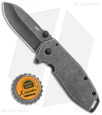 CRKT Burnley Squid Assisted Frame Lock Knife (2.4" Black Stonewash) 2493 4 CRKT Burnley Squid Assisted Frame Lock Knife (2.4" Black Stonewash) 2493 - Image 4