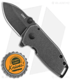 CRKT Burnley Squid Compact Frame Lock Knife (1.75" Black SW) -CRKT Knives Store CRKT Burnley Squid Compact FL Black SW BHQ 178665 jr bottlecap