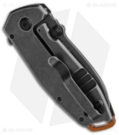 CRKT Burnley Squid Flipper Assisted Opening Knife Green Micarta (2.4" Smokewash) -CRKT Knives Store CRKT Burnley Squid Flipper Assisted Opening Knife Green Micarta 2in Smokewash BHQ 121281 td side