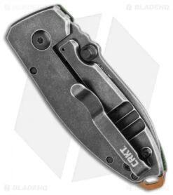 CRKT Burnley Squid Frame Lock Knife Green Micarta (2.25" Smokewash D2) 7 CRKT Burnley Squid Frame Lock Knife Green Micarta (2.25" Smokewash D2) -CRKT Knives Store CRKT Burnley Squid Frame Lock Knife Green Micarta 2.25 Smokewash D2 BHQ 111825 LS Side