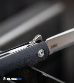 CRKT CEO Flipper Liner Lock Knife Black GRN (3.4" Satin) 10 CRKT CEO Flipper Liner Lock Knife Black GRN (3.4" Satin) -CRKT Knives Store CRKT CEO Flipper Liner Lock Knife Black GRN Satin BHQ 119358 kp steel open web