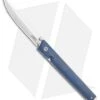 CRKT CEO Liner Lock Knife Blue Linen Micarta (3.1" Satin S35VN) BHQ Exclusive