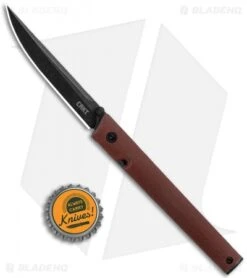 CRKT CEO Liner Lock Knife Burgundy Micarta (3.1" Smokewash D2) -CRKT Knives Store CRKT CEO Liner Lock Knife Burgundy Micarta Smokewash BHQ 116343 jr bottlecap