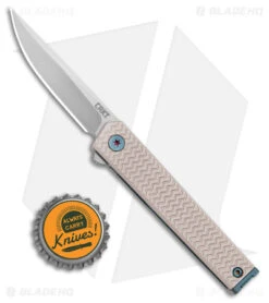 CRKT CEO Microflipper Liner Lock Knife Aluminum (2.36" Satin) -CRKT Knives Store CRKT CEO Microflipper LL Grayish Aluminum Satin BHQ 178654 jr bottlecap