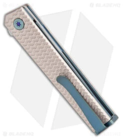 CRKT CEO Microflipper Liner Lock Knife Aluminum (2.36" Satin) -CRKT Knives Store CRKT CEO Microflipper LL Grayish Aluminum Satin BHQ 178654 jr side