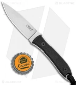 CRKT Carson F4-02N Fixed Blade Neck Knife Black G-10 (2.88" Satin) -CRKT Knives Store CRKT Carson F4 02N Neck Knife Black G 10 Satin CRF402N BHQ 90721 jr bottlecap