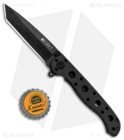 CRKT Carson M16-00K Tanto Liner Lock Knife Black Zytel (3" Black) -CRKT Knives Store CRKT Carson M16 00K Compact Tanto LL Black Zytel Black BHQ 87732 jr bottlecap