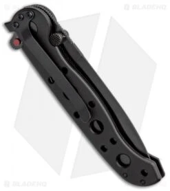 CRKT Carson M16-01K EDC Spear Point Liner Lock Knife (3" Black) -CRKT Knives Store CRKT Carson M16 01K EDC SP LL Black BHQ 87733 jr side