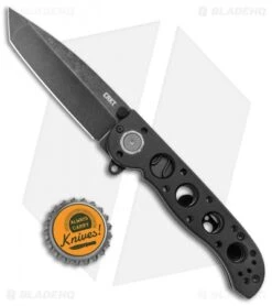 CRKT Carson M16-02DB Tanto Dead Bolt Lock Flipper Knife (3.1" Black SW) -CRKT Knives Store CRKT Carson M16 02DB Tanto Dead Lock Black Flipper Black SW BHQ 138923 jr bottlecap