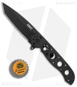 CRKT Carson M16-02KS Tanto Frame Lock Flipper Knife (3.05" Black) -CRKT Knives Store CRKT Carson M16 02KS Tanto black BHQ 76687 er bottlecap