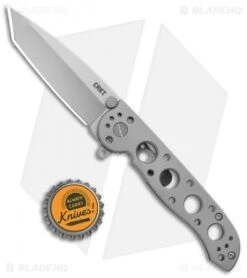 CRKT M16-02SS Stainless Steel Frame Lock Knife Tanto (3" Bead Blast) -CRKT Knives Store CRKT Carson M16 02SS SS BB FL Satin BHQ 138965 jr bottlecap