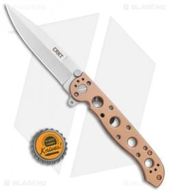 CRKT Carson M16-03BS Frame Lock Knife Bronze Stainless Steel (3.6" Satin) 7 CRKT Carson M16-03BS Frame Lock Knife Bronze Stainless Steel (3.6" Satin) -CRKT Knives Store CRKT Carson M16 03BS FL SS Satin BHQ 119388 jr bottlecap