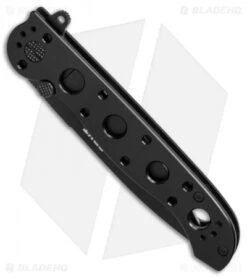 CRKT Carson M16-03KS Frame Lock Flipper Knife (3.55" Black) -CRKT Knives Store CRKT Carson M16 03KS black BHQ 76689 er spine