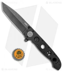 CRKT Carson M16-04DB Tanto Dead Bolt Lock Flipper Knife (3.89" Black SW) -CRKT Knives Store CRKT Carson M16 04DB Tanto Dead Lock Black Flipper Black SW BHQ 138943 jr bottlecap