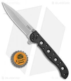 CRKT Carson M16-01Z EDC Spear Point Flipper Knife Zytel (3" Bead Blast) -CRKT Knives Store CRKT Carson M16 10Z SP Zytel BB Serr BHQ 8899 jr bottlecap