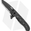 CRKT Carson M16-12ZLEK Tanto Flipper Knife Zytel (3" Black Serr)