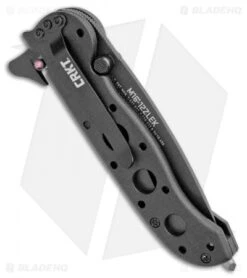 CRKT Carson M16-12ZLEK Tanto Flipper Knife Zytel (3" Black Serr) 6 CRKT Carson M16-12ZLEK Tanto Flipper Knife Zytel (3" Black Serr) -CRKT Knives Store CRKT Carson M16 12ZLEK Tanto Zytel Black Serr BHQ 9882 jr side