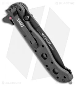 CRKT Carson M16-13ZLEK E.R. Spear Point Flipper Knife Zytel (3.375" Black Serr) 6 CRKT Carson M16-13ZLEK E.R. Spear Point Flipper Knife Zytel (3.375" Black Serr) -CRKT Knives Store CRKT Carson M16 13ZLEK E.R. SP Zytel Black Serr BHQ 9881 jr side