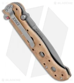 CRKT Carson M16-13ZM Desert Spear Point Flipper Knife (3.5" Bead Blast Serr) -CRKT Knives Store CRKT Carson M16 13ZM Desert SP BB Serr BHQ 8981 jr side