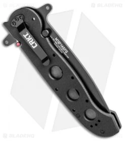 CRKT Carson M16-14SFG Special Forces Tanto Flipper Knife (3.875" Black Serr) 6 CRKT Carson M16-14SFG Special Forces Tanto Flipper Knife (3.875" Black Serr) -CRKT Knives Store CRKT Carson M16 14ZSF Tanto Special Forces Black Serr BHQ 3150 jr side