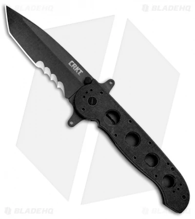 CRKT Carson M16-14SFG Special Forces Tanto Flipper Knife (3.875" Black Serr) 1 CRKT Carson M16-14SFG Special Forces Tanto Flipper Knife (3.875" Black Serr)