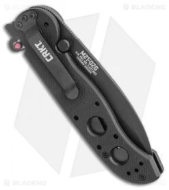 CRKT Carson M21-02G Flipper Knife Black G-10 (3" Black) -CRKT Knives Store CRKT Carson M21 02G Flipper Knife Black G 10 3 Gray BHQ 3171 LS Side