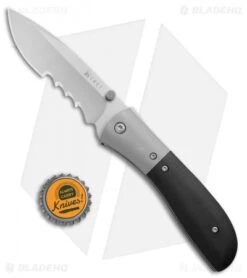 CRKT Carson M4-13 Spring Assisted Knife (3.75" Bead Blast Serr) -CRKT Knives Store CRKT Carson M4 13 SA BB Serr BHQ 1661 jr bottlecap