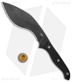 CRKT Clever Girl Kukri Fixed Blade Knife Black G-10 (7.75" Black) -CRKT Knives Store CRKT Clever Girl Kukri Fixed Blade Black BHQ 138972 jr bottlecap