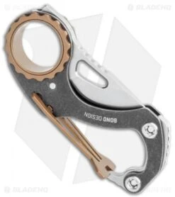 CRKT Compano Carabiner Folding Knife (1.4" Satin) 9082 6 CRKT Compano Carabiner Folding Knife (1.4" Satin) 9082 -CRKT Knives Store CRKT Compano Carabiner Folding Satin 9082 BHQ 119370 jr side