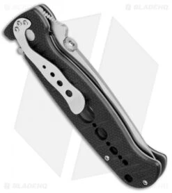 CRKT Crawford Falcon Liner Lock Knife Black Zytel (3.875" Satin Serr) 6243 6 CRKT Crawford Falcon Liner Lock Knife Black Zytel (3.875" Satin Serr) 6243 -CRKT Knives Store CRKT Crawford Falcon LL Black Zytel Satin Serr 6243 BHQ 75700 jr side