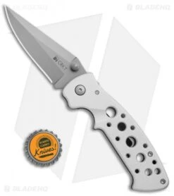 CRKT Crawford Kasper Professional Liner Lock Knife Silver (3" Gray) 7772 7 CRKT Crawford Kasper Professional Liner Lock Knife Silver (3" Gray) 7772 -CRKT Knives Store CRKT Crawford Kasper Professional LL Silver Gray 7772 BHQ 76580 jr bottlecap
