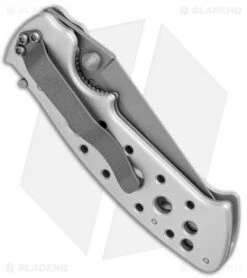 CRKT Crawford Kasper Professional Liner Lock Knife Silver (3" Gray) 7772 6 CRKT Crawford Kasper Professional Liner Lock Knife Silver (3" Gray) 7772 -CRKT Knives Store CRKT Crawford Kasper Professional LL Silver Gray 7772 BHQ 76580 jr side