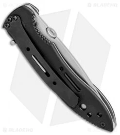 CRKT Crawford Point Guard Liner Lock Knife (3.5" Bead Blast Serr) 6763 -CRKT Knives Store CRKT Crawford Point Guard LL BB Serr 6763 BHQ 87015 jr side