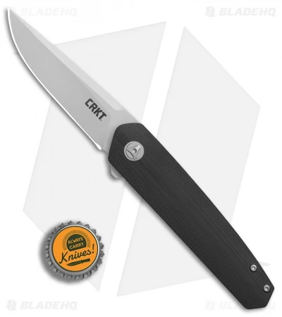 CRKT Cuatro Liner Lock Flipper Knife Black G-10 (3.1" Bead Blast) 7090 4 CRKT Cuatro Liner Lock Flipper Knife Black G-10 (3.1" Bead Blast) 7090 - Image 4