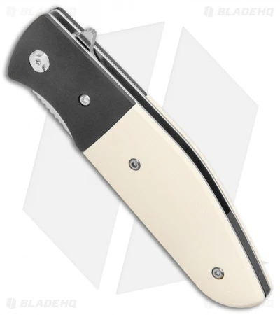 CRKT Curfew Spring Assisted Knife White Fiber/Black Aluminum (3.1" Satin) 2 CRKT Curfew Spring Assisted Knife White Fiber/Black Aluminum (3.1" Satin) - Image 2