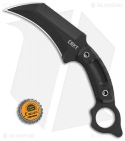 CRKT Du Hoc Karambit Fixed Blade Knife (5.1" Black) 2630 -CRKT Knives Store CRKT Du Hoc Karambit Black BHQ 85386 er bottlecap