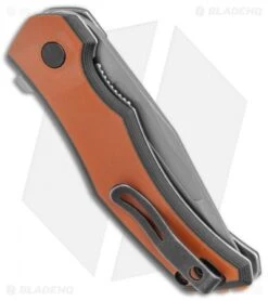 CRKT Fawkes Spring Assisted Knife Brown/Orange G-10 (2.75" Bead Blast) -CRKT Knives Store CRKT Fawkes Dust Layer G 10 LL DP BB BHQ 138957 jr side