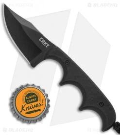 CRKT Folts Minimalist Bowie Neck Knife Black G-10 (2" Black) 2387K -CRKT Knives Store CRKT Folts Minimalist Bowie Neck Black G 10 Black CR2387K BHQ 43700 jr bottlecap