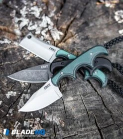 CRKT Folts Minimalist Drop Point Neck Knife Black G-10 (2" Black SW) 2384K -CRKT Knives Store CRKT Folts Minimalist Bowie Neck Knife Black Green Micarta Bead Blast 2387 BHQ 7033 kp log web 1