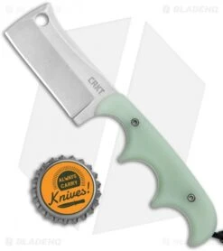 CRKT Folts Minimalist Cleaver Neck Knife Natural G-10 (2.1" Stonewash D2) -CRKT Knives Store CRKT Folts Minimalist Cleaver Neck Knife Natural G 10 SW BHQ 119273 jr bottlecap