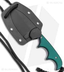 CRKT Folts Minimalist Spear Point Neck Knife Green Resin/Fiber (2.1" Stonewash) -CRKT Knives Store CRKT Folts Minimalist SP Neck Knife Green Resin Fiber SW BHQ 145872 jr sheath