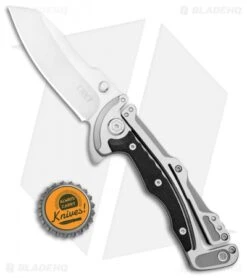 CRKT Graphite Glenn Klecker Liner Lock Knife (3.06" Satin) 5190 -CRKT Knives Store CRKT Graphite Glenn Klecker LL Satin 5190 BHQ 24084 jr bottlecap